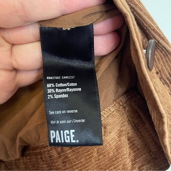 Paige Brown Corduroy Chore Jacket large coat - Picture 6 of 8